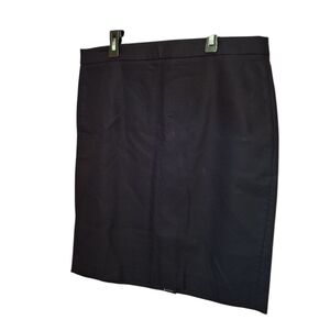 J. Crew Factory  Classic Black Pencil Skirt Style L1132 Ladies size 12 NWT CORE